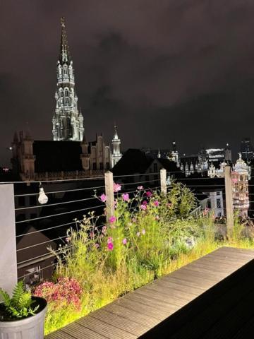 Duplex Dernier Etage Avec Terasse A Deux Pas De La Grand Place Bruxelles Exterior foto